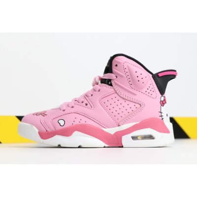 Nike Çocuk Air Jordan 6 Pembe / Siyah Basketbol Ayakkabısı Türkiye - LQ4SLMIA